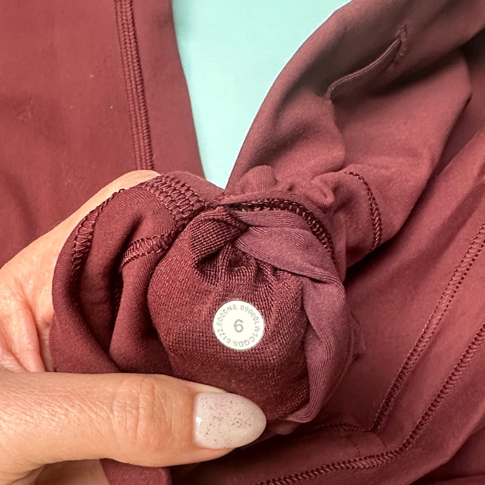 lululemon athletica Burgundy Leggings - Picture 2 of 2